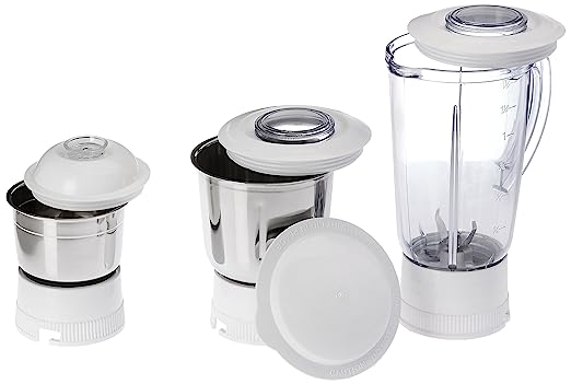 Baltra BJMG-105 550-Watt Juicer Mixer Grinder with 3 Jars (White) Baltra BJMG-105 550-Watt Juicer Mixer Grinder with 3 Jars (White)